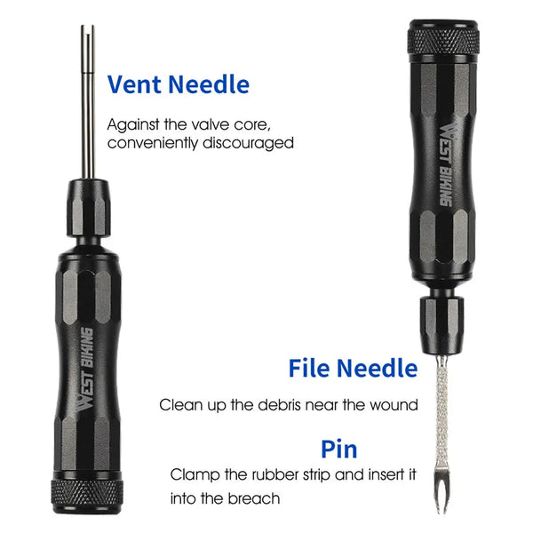 Tubeless Tire Repair Tool Kit