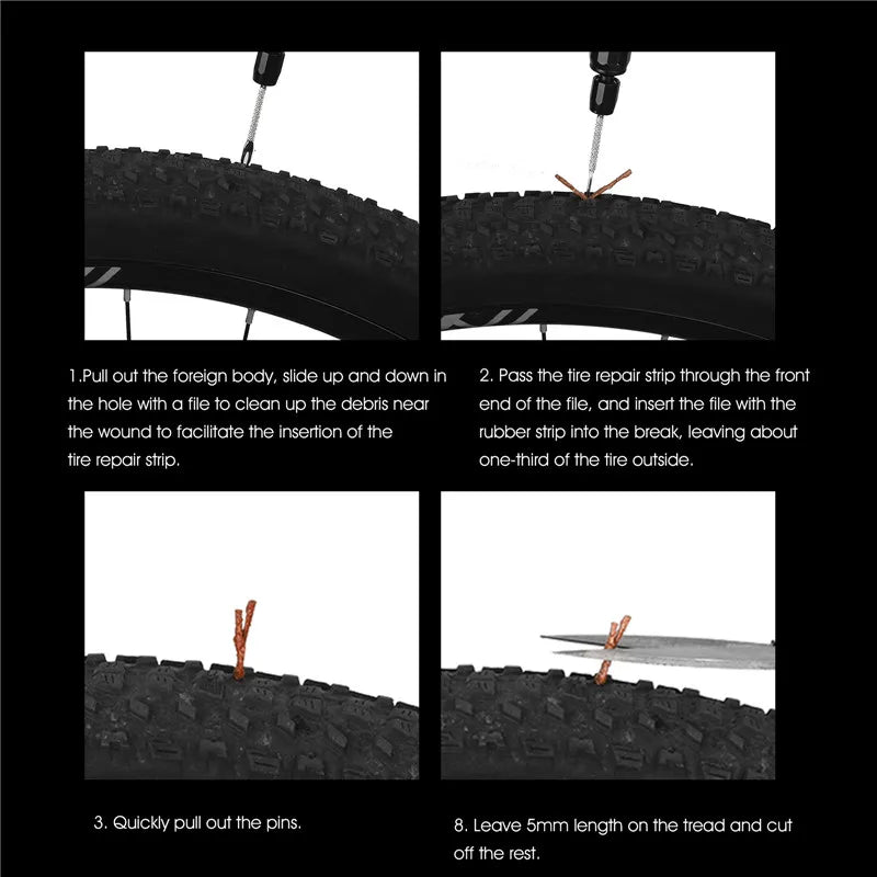 Tubeless Tire Repair Tool Kit
