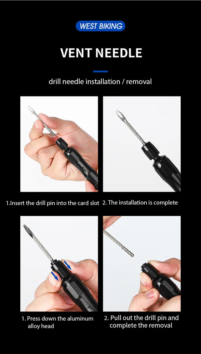 Tubeless Tire Repair Tool Kit