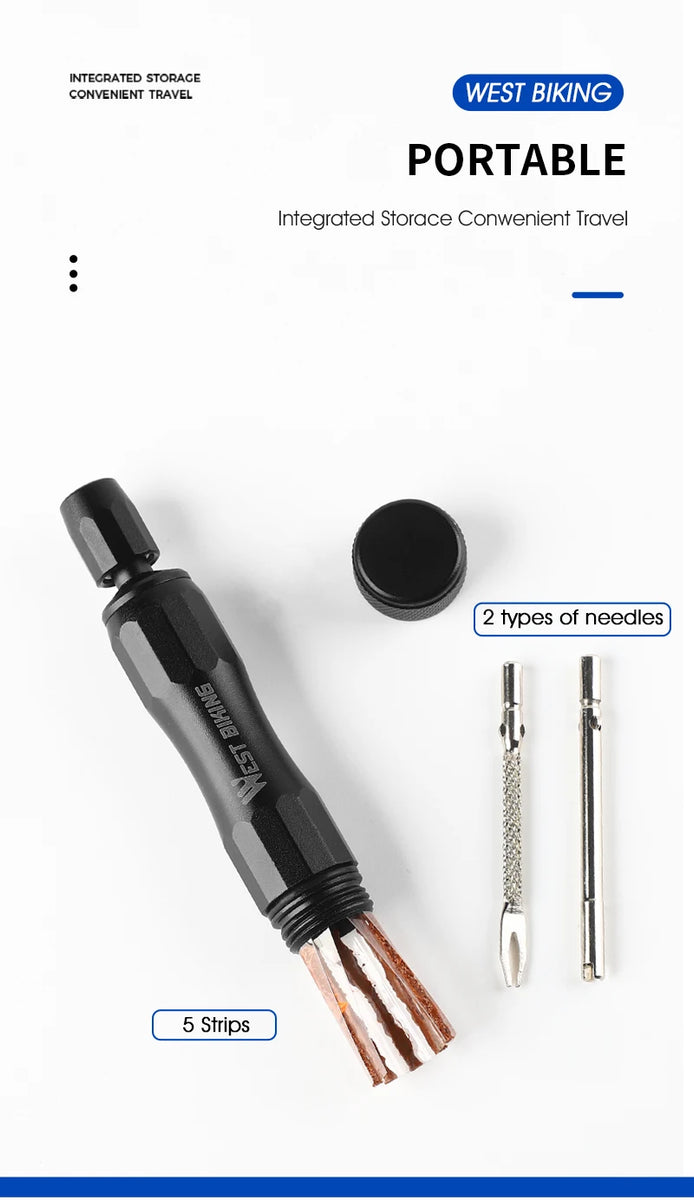 Tubeless Tire Repair Tool Kit