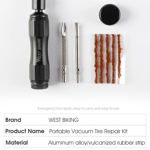 Tubeless Tire Repair Tool Kit