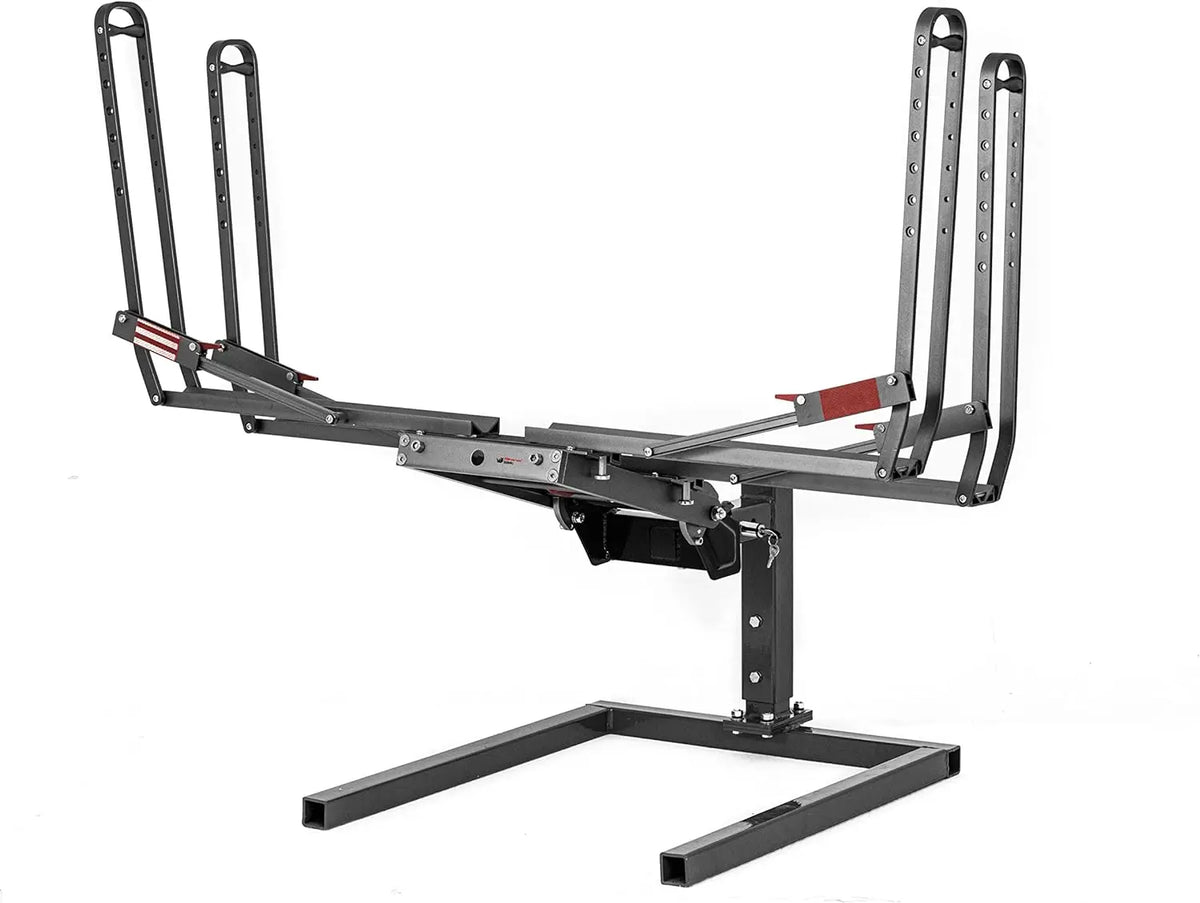 E-Bike Rack with Ramp - Heavy-Duty, Wide Tire