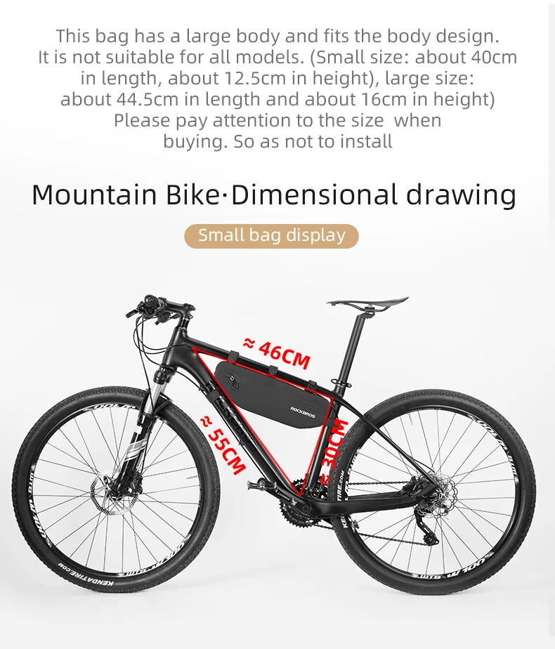E-Bike Frame Bag with Waterproof Design