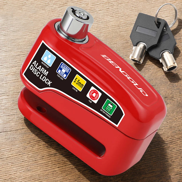 Motorcycle Bicycle Lock Alarm Protection Padlock