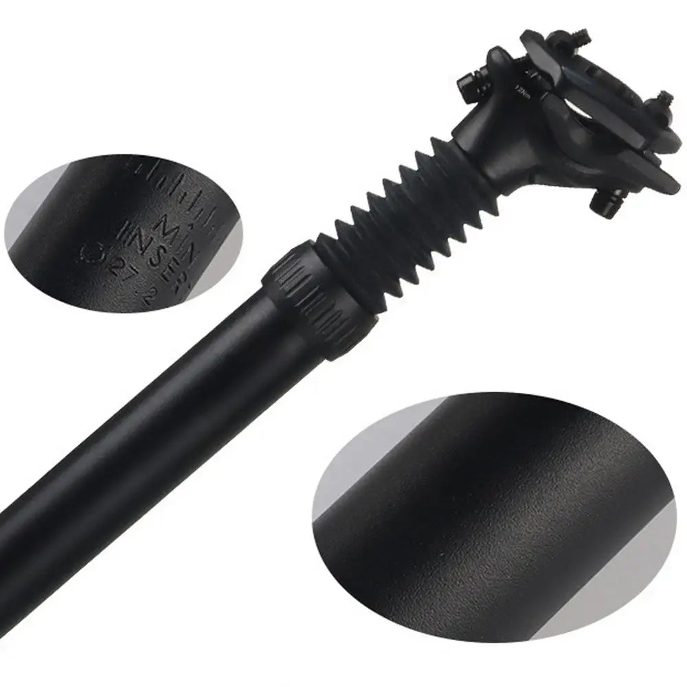 E-Bike Suspension Seat Post with Shock-Absorbing Comfort