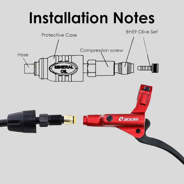Pistons E-Bike Hydraulic Brake System
