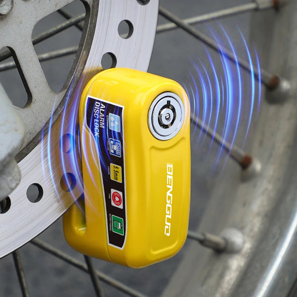Motorcycle Bicycle Lock Alarm Protection Padlock