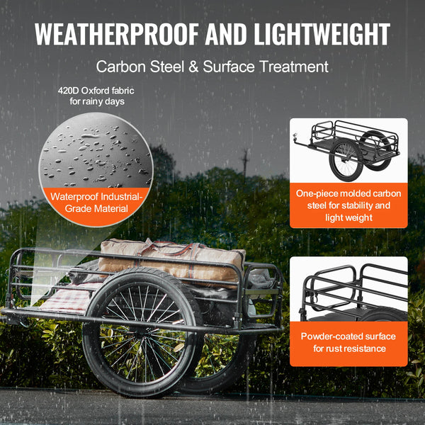 275 lbs Bike Cargo Trailer