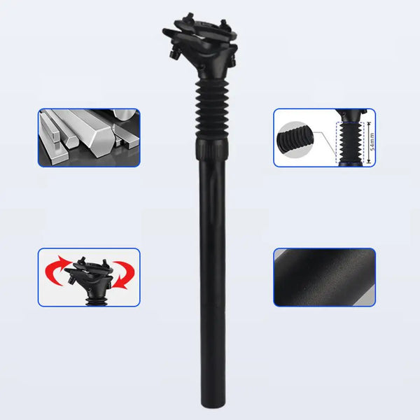 E-Bike Suspension Seat Post with Shock-Absorbing Comfort