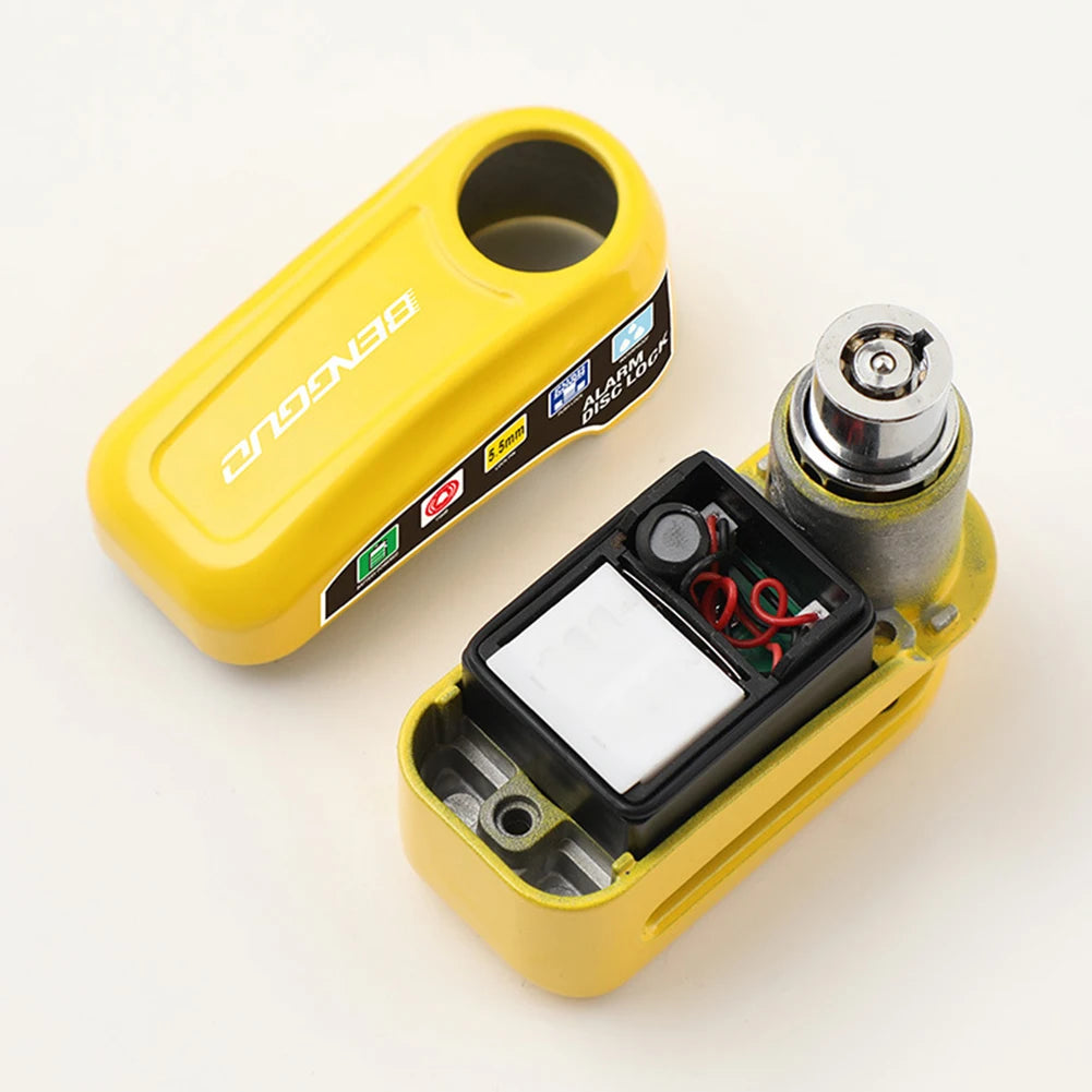 Motorcycle Bicycle Lock Alarm Protection Padlock