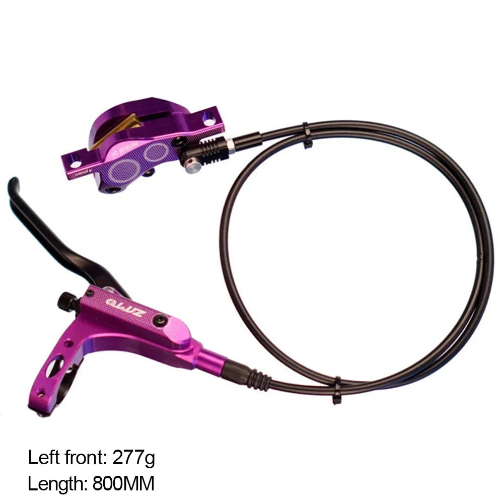 Bike Hydraulic Disc Brakes Set 4 Pistons 800/1450mm