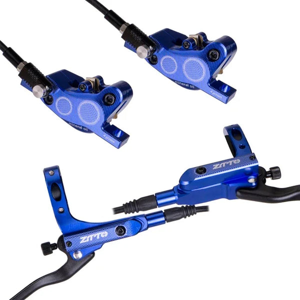 Bike Hydraulic Disc Brakes Set 4 Pistons 800/1450mm