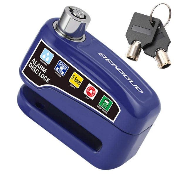 Motorcycle Bicycle Lock Alarm Protection Padlock