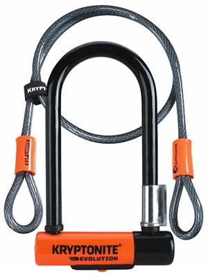 Evolution Mini-7 E-Bike U-Lock with Cable