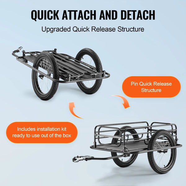 275 lbs Bike Cargo Trailer