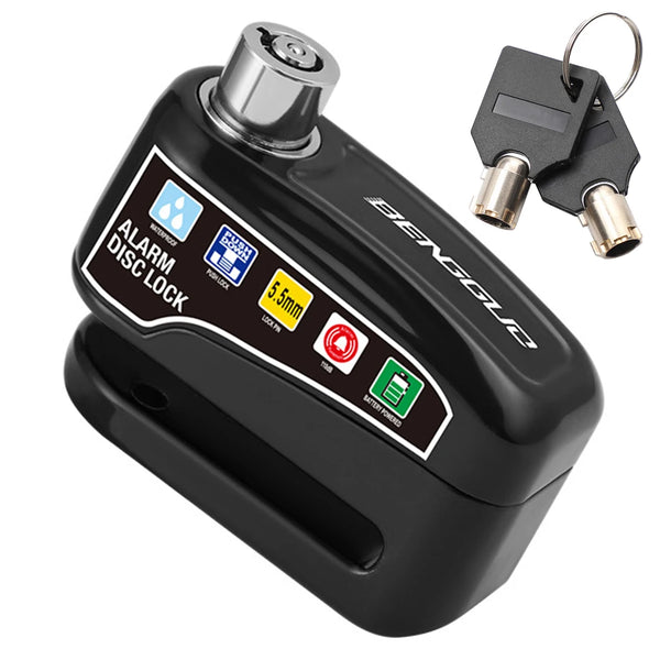 Motorcycle Bicycle Lock Alarm Protection Padlock