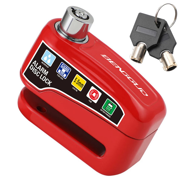 Motorcycle Bicycle Lock Alarm Protection Padlock