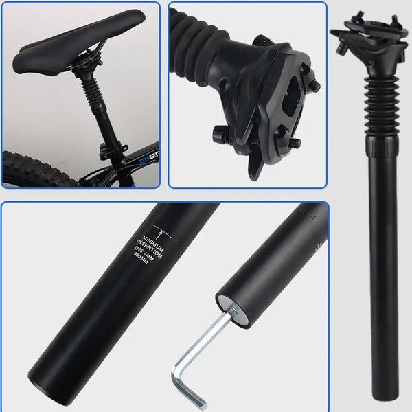 E-Bike Suspension Seat Post with Shock-Absorbing Comfort