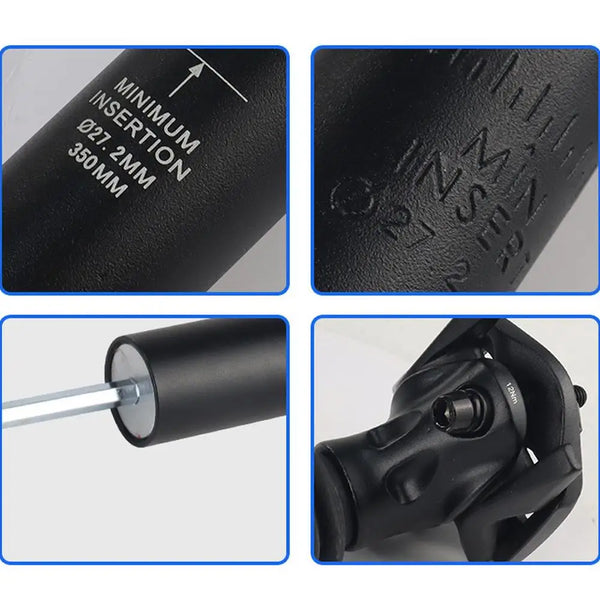 E-Bike Suspension Seat Post with Shock-Absorbing Comfort
