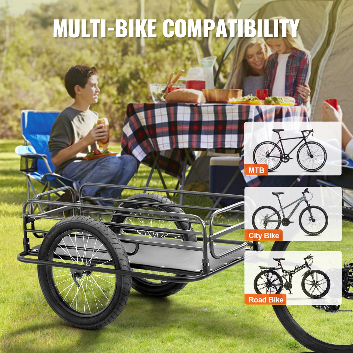 275 lbs Bike Cargo Trailer