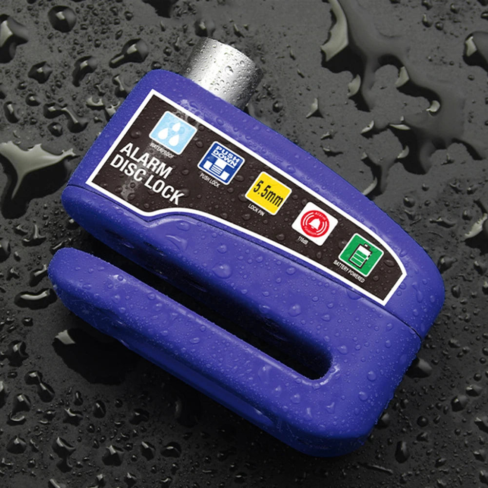 Motorcycle Bicycle Lock Alarm Protection Padlock