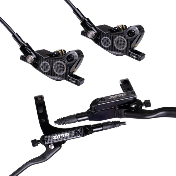 Bike Hydraulic Disc Brakes Set 4 Pistons 800/1450mm