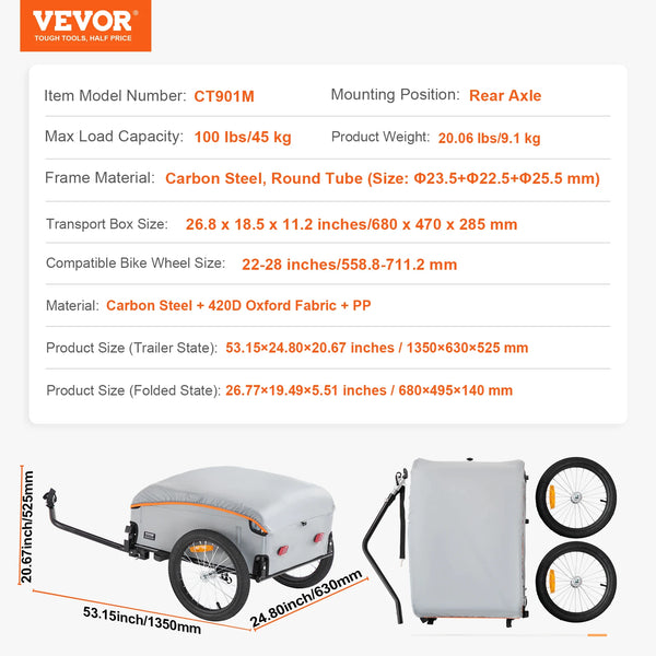 E-Bike Cargo Trailer