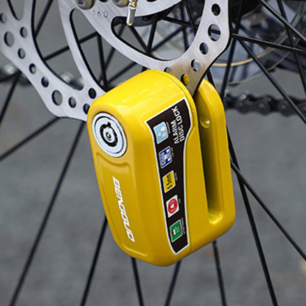 Motorcycle Bicycle Lock Alarm Protection Padlock