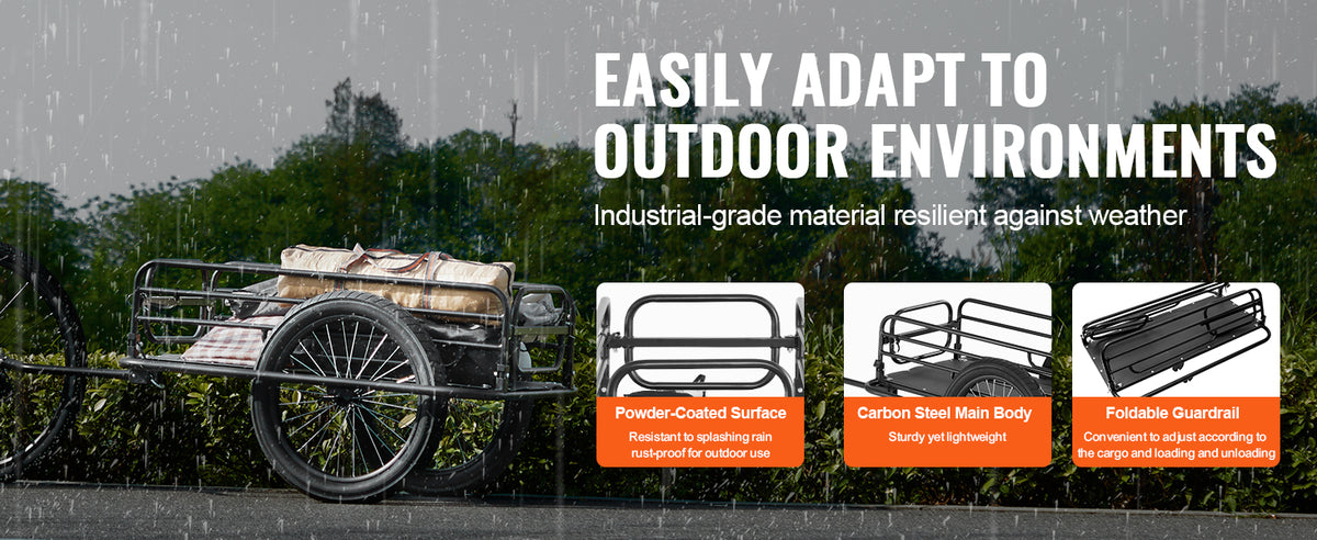 275 lbs Bike Cargo Trailer
