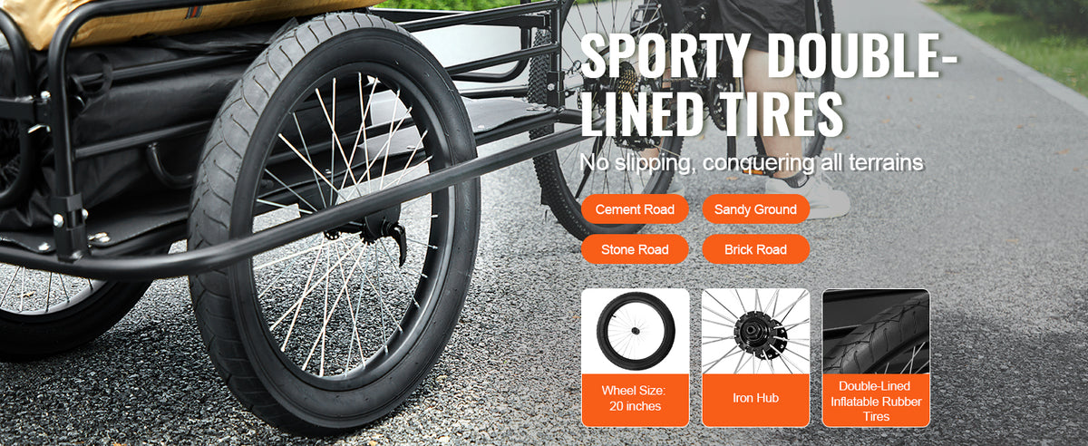 275 lbs Bike Cargo Trailer