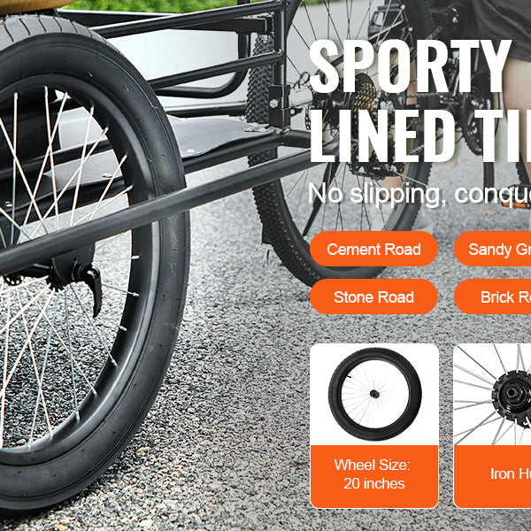 275 lbs Bike Cargo Trailer